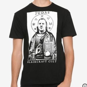 BlackCraft Hot Topic Chris Jericho Judas Portrait T-Shirt AEW Wrestling Medium